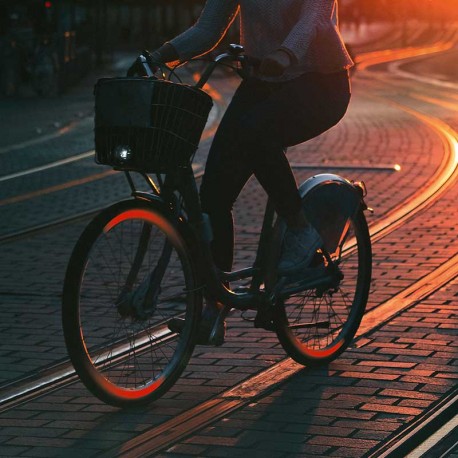 Odrazky na cyklistická kola červené